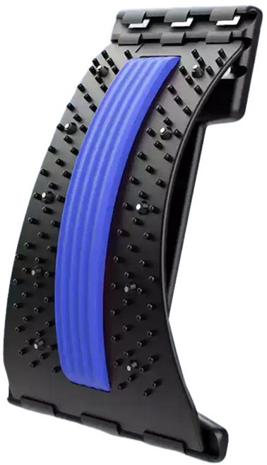 夾腿按摩器 腿部滾輪 多功能按摩輪 雙層32輪設計, 醫用級【四擋調節+針灸+磁石+】藍色款, 1個