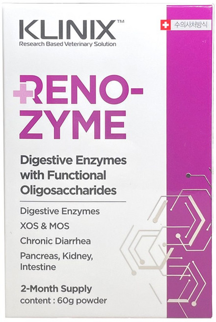 (현대Hmall)클리닉스 RENOZYME 레노자임 60g 복합소화효소제, 1개, 소화