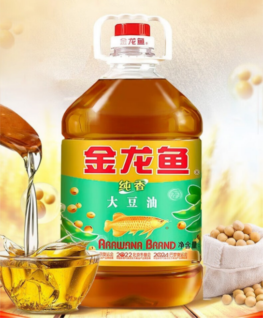 월월중국식품 진롱위 대두유 중국 콩기름 5L, 1개