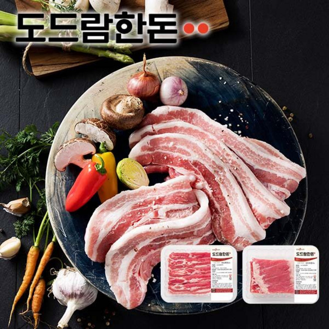 [G]도드람한돈 냉장 삼겹/목살 골라담기(500g 1팩), 500g, 1개, 통목심(에어프라이어용)