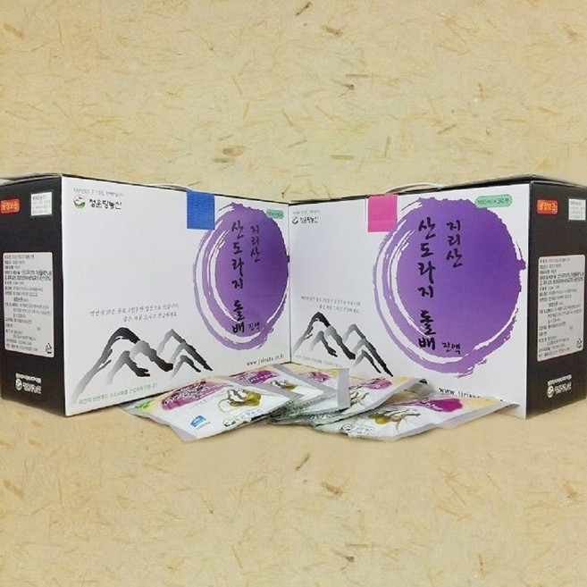 청운당농산 지리산 돌배 산도라지즙 2박스 야생 도라지배즙, 60개, 100ml