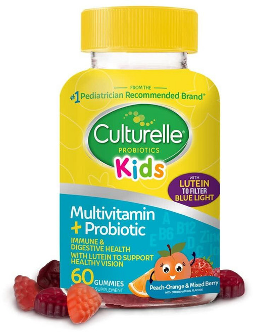 컬처렐 키즈 멀티 비타민 프로바이오틱 구미 60정, 1개, 60
