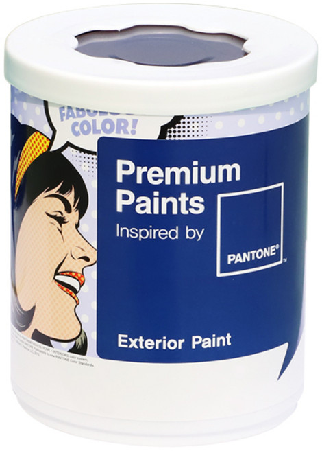 노루페인트 외부용 프리미엄 팬톤페인트 익스테리어 1L 계란광, 계란광 19-4104 Ebony, 1개