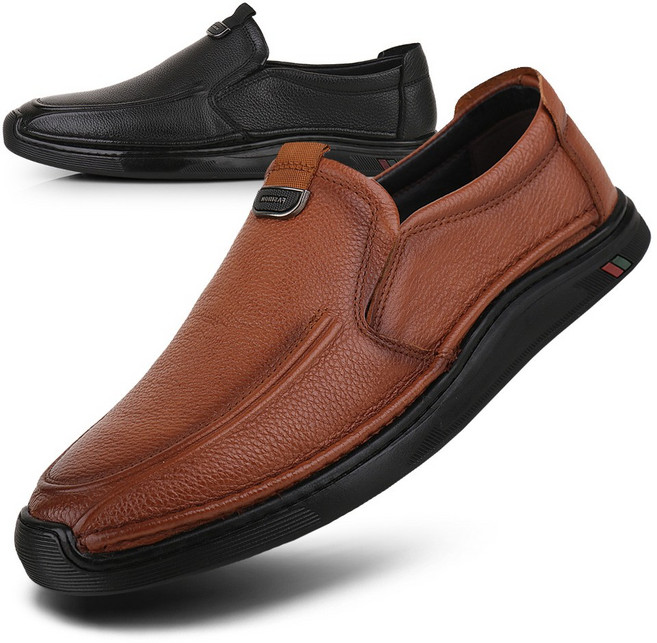보이센스 소가죽 깔끔한 데일리 남자 로퍼 정장 구두 남성화 캐주얼 컴포트화 남성 정장 신발 천연 가죽 슬립온