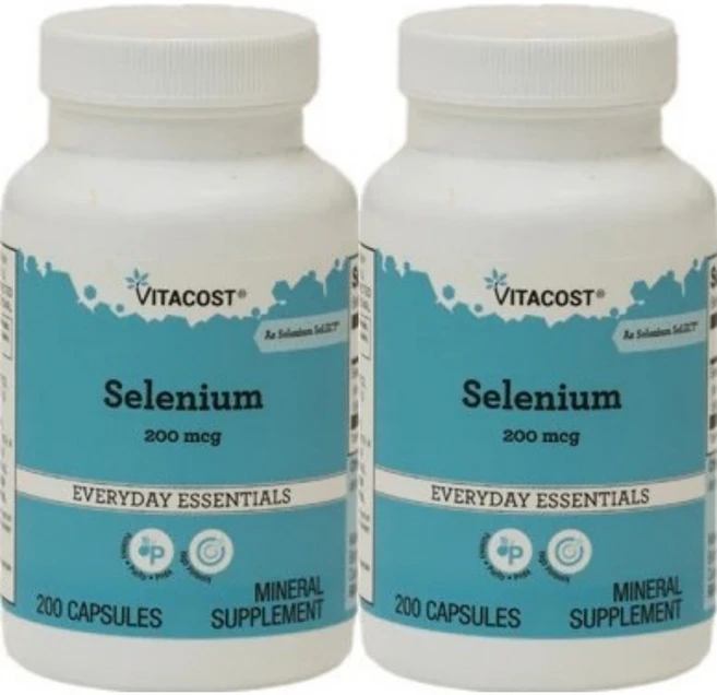 비타코스트 셀레늄 200mcg, 2개, 200정 - 쿠팡
