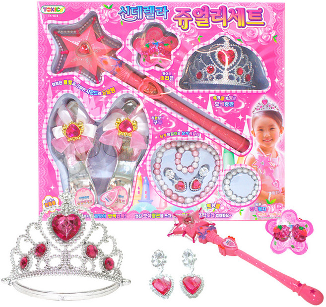 정경유통 신데렐라쥬얼리세트 쥬얼리세트, 혼합색상, 1개