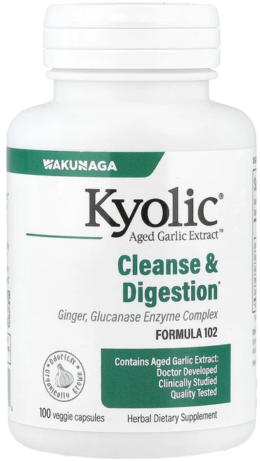 쿄릭 Aged Garlic Extract 칸디다균 제거 포뮬라 102 베지 캡슐 100정, 1개 - 쿠팡