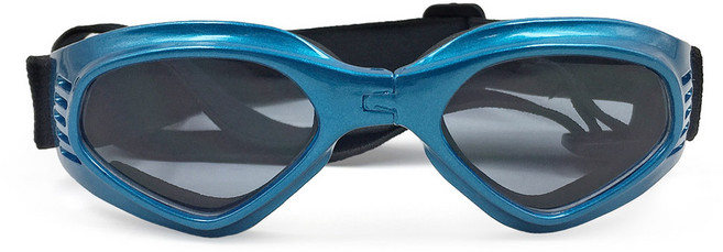 숑숑펫 반려견 눈보호 자외선 UV차단 도글라스 컬러 고글, 블루, 1개