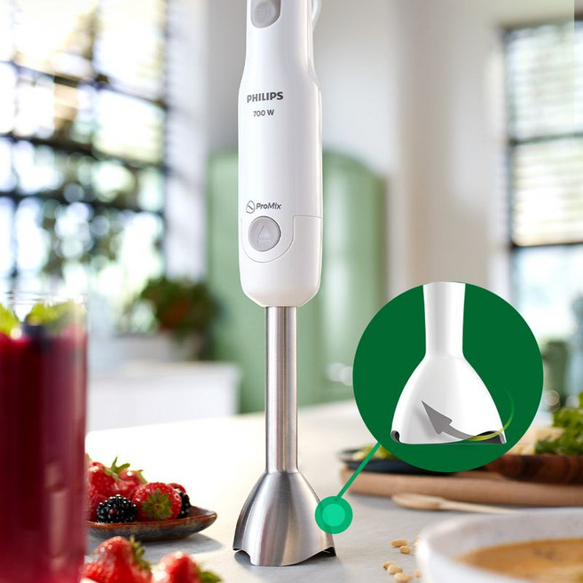 필립스 데일리 메탈 핸드 블렌더 다지기 비커 구성, HR2535/00