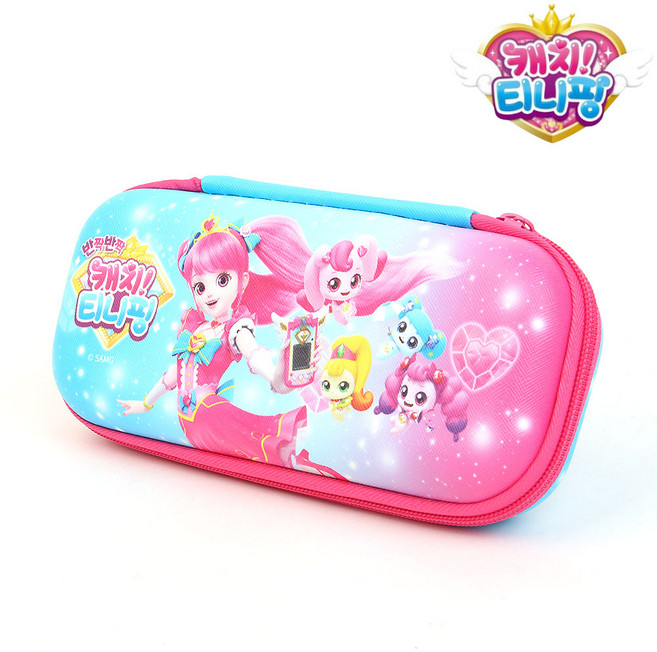 캐치 티니핑 하드케이스 초등 학생 필통 어린이 신학기 준비 펜슬케이스, 1개, 스카이