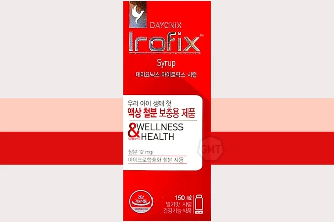 데이요닉스 아이로픽스 시럽 (150ml) 영유아 액상 철분 딸기맛 시럽, 1개, 150ml - 쿠팡