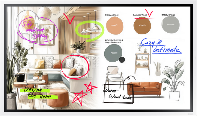 삼성 55인치 전자칠판 플립프로 학교 학원 강의실 사무실 회의실 스마트 칠판 터치모니터 LH55WMFWBGCXKR 본체 단순배송, 138.7cm, 본체만 (단순배송)