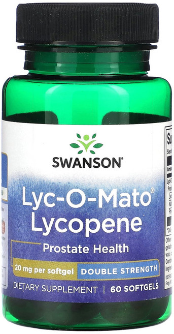 Swanson Lyc-O-Mato 라이코펜 2배 강도 20mg 소프트젤 60정, SwansonLycOMato라이코펜2배강도20mg소프트, 1개