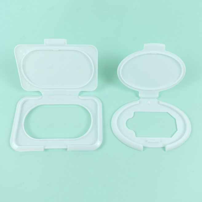 비접착 물티슈 티슈 상자 뚜껑 교체 캡 재활용 DIY 만들기 재사용 재료, 사각형, 1개, 1개입