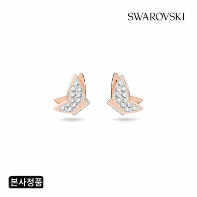 [스와로브스키] [/본사정품] Lilia 로즈골드 스터드 귀걸이 5636427