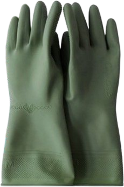 기본에 끼고 벗기 쉬운 고무장갑 M 2종 x 3p, DARK GREEN, 중(M), 6세트