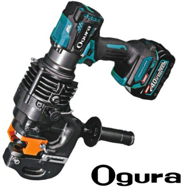 OGURA 오구라 40V 무선 충전식 유압 펀칭기 복동식 타공기 20파이 깊이50 t9 N9205WMX, 1개, 본품(추가배터리없음)