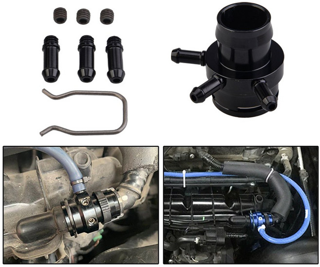 블로우오프밸브 부스트 탭 블로우 오프 밸브 어댑터 폭스바겐 제타 파사트 아우디 2.0T FSI TSI TFSI MK5 GTI B7 A4 A5 TT EA888, 한개옵션0, 한개옵션0