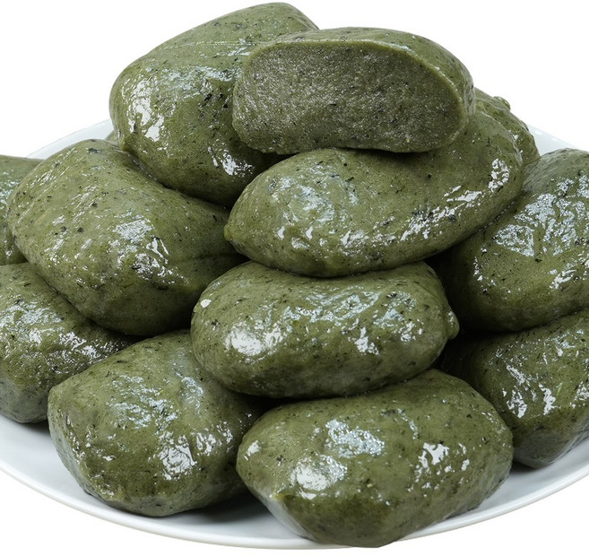 소소락 저당 쑥개떡 1kg (50g 20개입) 국내산 찹쌀 해풍쑥 개별포장., 1박스