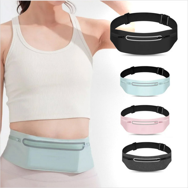 [RCM] 초경량 방수 밀착핏 와이드 러닝벨트 [색상택일] - 러닝힙색 허리색, 그레이, 1개