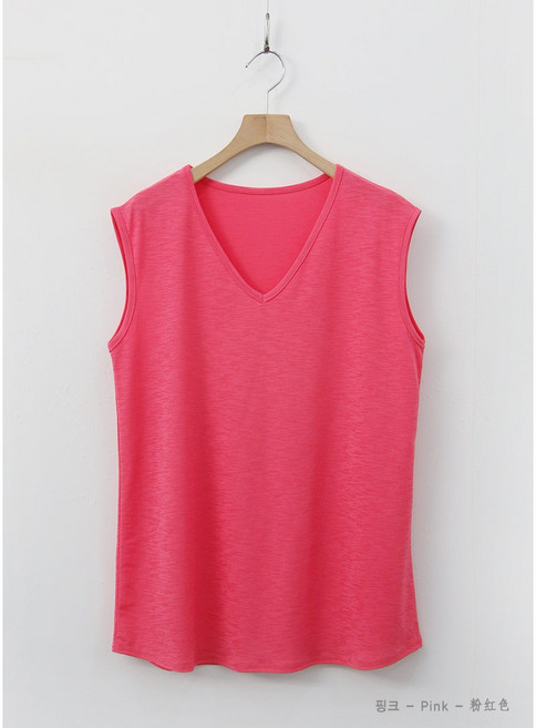 [아이엠수] 윈디 브이넥 나시티