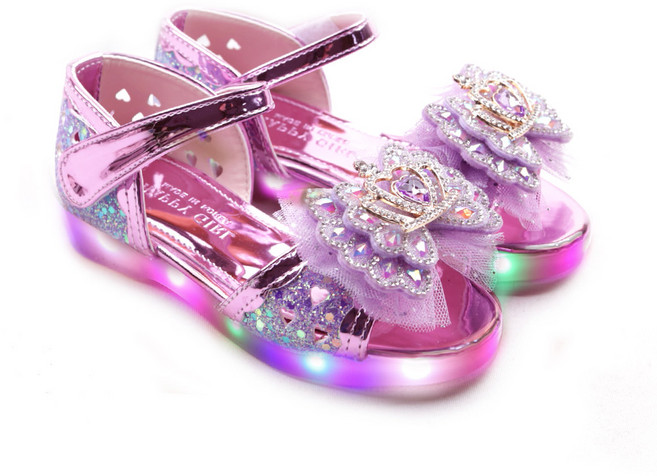 풋풋 로얄즈 LED 구두샌들 라이팅샌들 여아샌들 유아샌들 여아구두 라이팅구두 여아불빛구두 공주구두 아동여름샌들 여아LED샌들 LED신발 LED슈즈 어린이샌들 키즈샌들