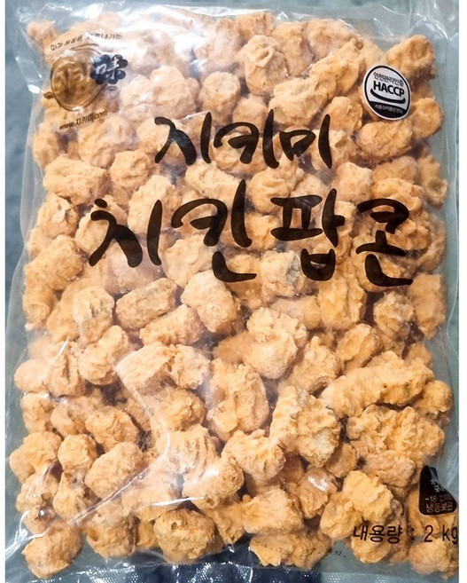 대용량 팝콘 치킨 2000g 콜팝치킨 업소용 벌크 냉동, 1개, 2kg