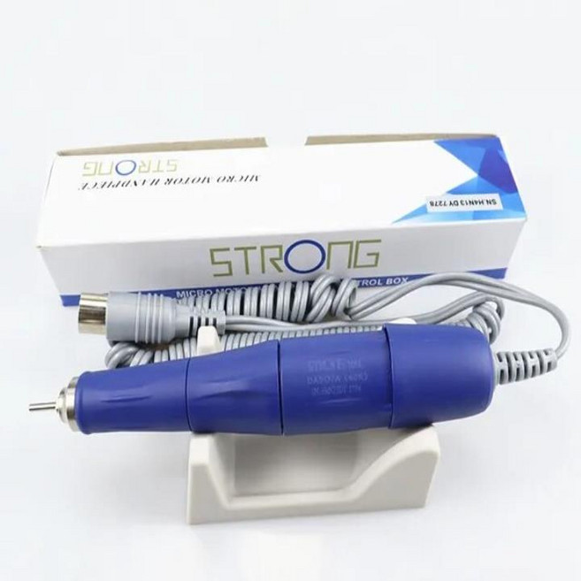 Strong-210 105L 65W 40000RPM 전기 네일 만능십자드릴 머신 210 모델 핸드피스 매니큐어 페디큐어 파일 만, 01 라이트 그레이, 1개