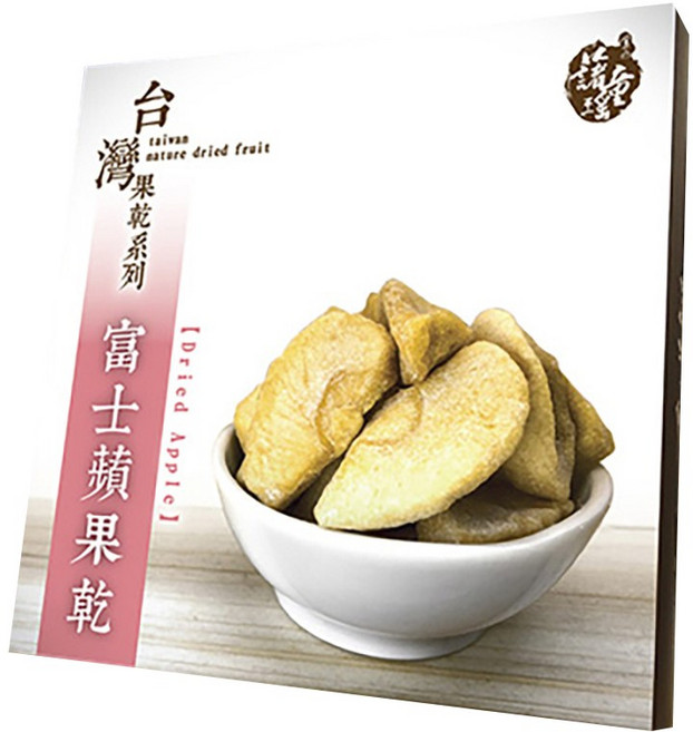 金山藷童瑤 台灣果乾系列 富士蘋果乾, 70g, 1盒