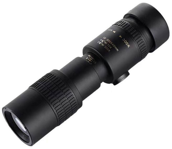 조팡 고배율 줌 망원경 고성능 단망경 300x10, 1개