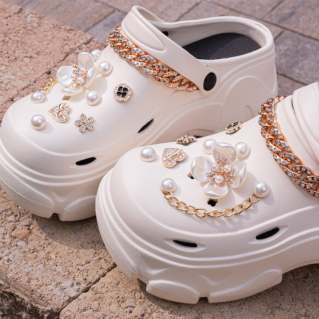 세이렌하데스 흠뻑쇼 워터밤 신발 방수 EVA 7cm 통굽 키높이 샌들 슬리퍼 보석파츠 파츠 모음