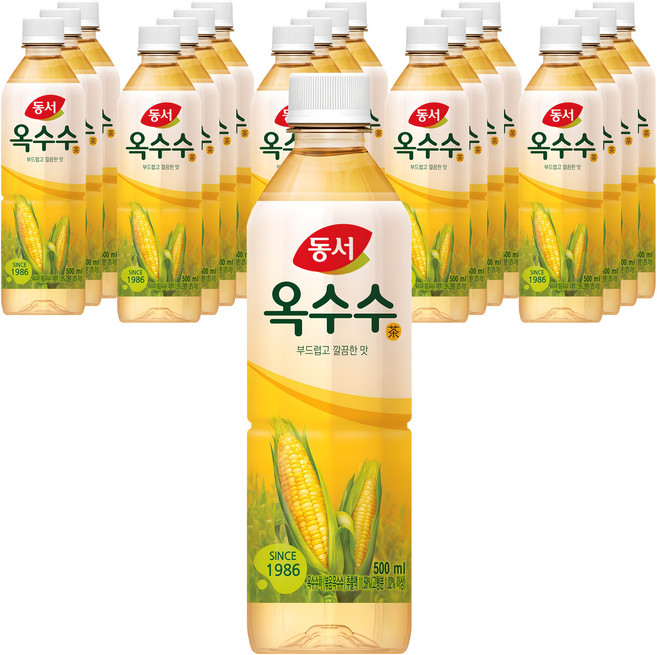 동서 옥수수차, 500ml, 20개
