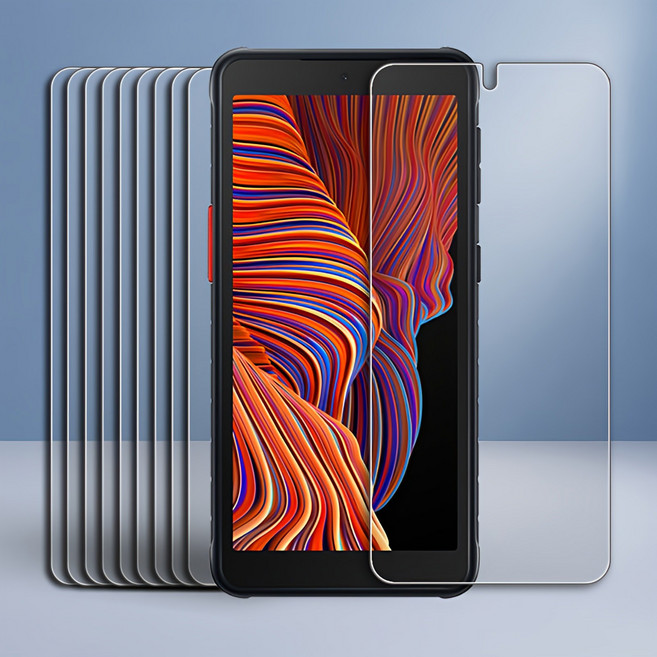 유베키 고선명 투명 강화 액정보호필름, 10개