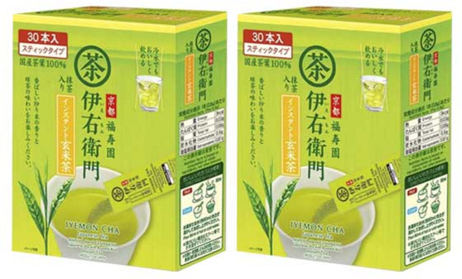 이에몬 말차가 들어간 인스턴트 현미차 스틱타입, 2개, 30개입