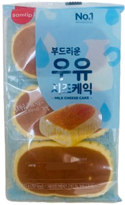 삼립 부드러운 우유 치즈케익, 5개, 210g