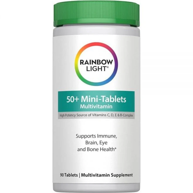 Rainbow Light 50+ 미니 태블릿 멀티비타민 90, 1개, 90정 - 쿠팡