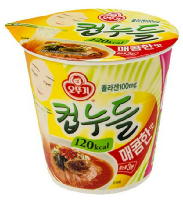 오뚜기 컵누들 매콤한맛 37.8g, 2개