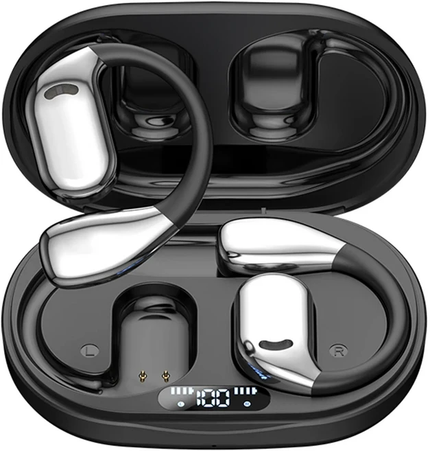 Xiaomi AI 번역 이어버드 실시간 음성 번역기 스마트 블루투스 이어폰 HiFi 스테레오 게임 헤드폰, 02 Black