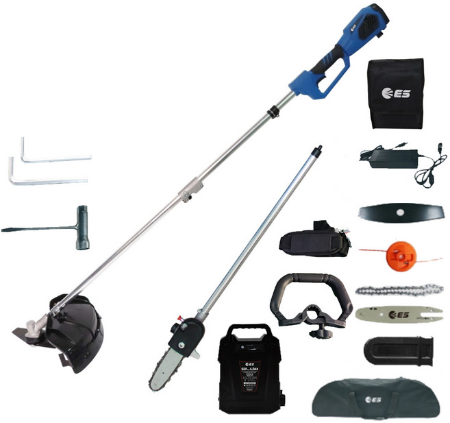 ES산업 LBCT54 충전멀티 예초기 전정기 고지톱 체인톱, 1세트