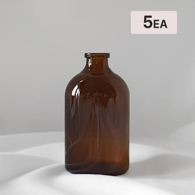 디퓨저 용기 시약 갈색 유리병 화병 DIY 만들기, 100ml, 시약XS, 5개