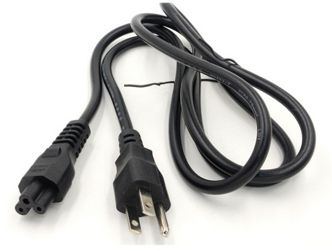 通用電源線 美規AC梅花頭電源線, 1個, 加粗梅花頭電源線, 1.5公尺