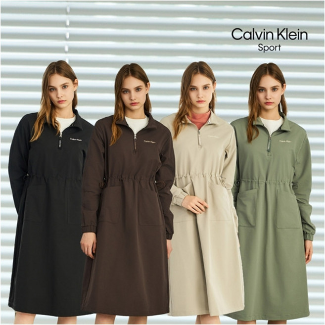 [캘빈클라인스포츠] ○ 25FW 여성 기모 원피스