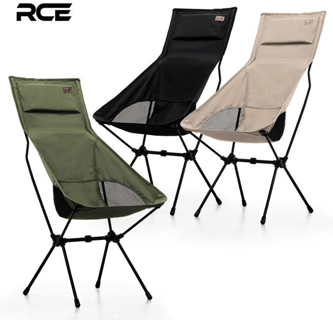 로티 캠프 컴포트 릴렉스체어 캠핑의자 하이 CCL, 카키, 카키, 1개