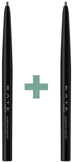 케이트 아이브로우 펜슬 Z, 1+1 라이트브라운, 1개 - 쿠팡