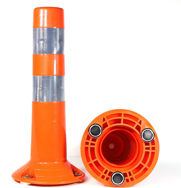 협착방지봉 협착봉 자석 탄력봉 중장비 지게차 굴삭기 포크레인 안전, 오렌지, 1개