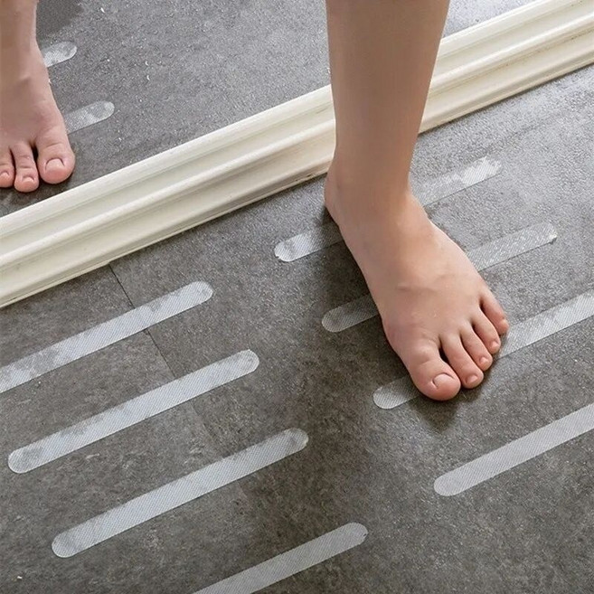 minh 논슬립 샤워룸 욕조 욕실 다용도 안전 미럼방지 스티커 12개 세트, 화이트, 1개