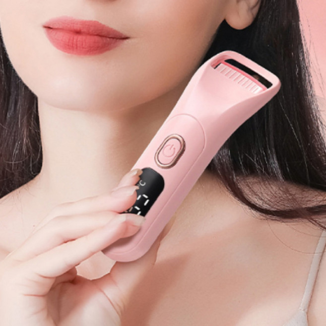 히팅뷰러 속눈섭 고데기 속눈썹 올리기 간편 온도조절, 상세페이지 참조, spdj 핑크