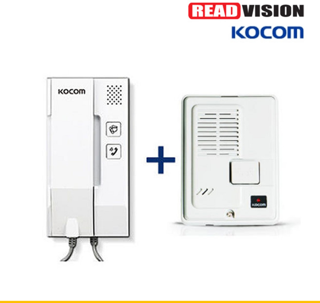 [코콤] KIP-332A(D)+DS2D 아날로그 AC DC 인터폰 세트, KIP-332D+DS2D(화이트)세트