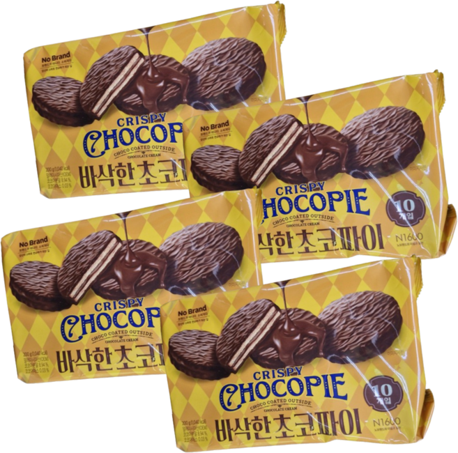 노브랜드 바삭한 초코파이, 4개, 200g