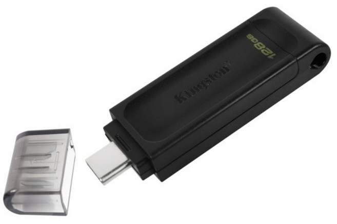 Kingston DataTraveler 70 128GB Type-C USB 3.2 隨身碟, 1個